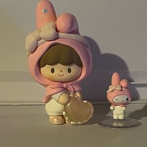 Cute Pink Figurine Set